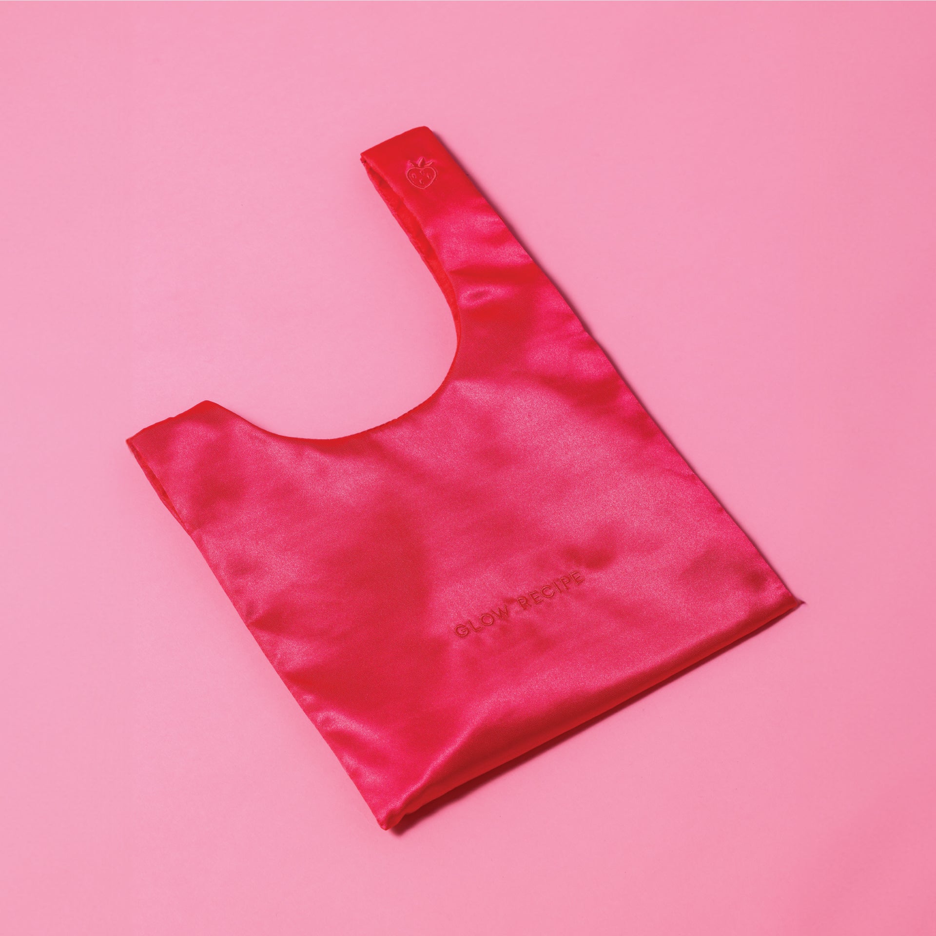 Strawberry Satin Knot Bag - Image 2